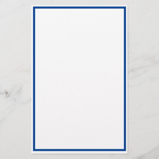 シック王室のブルーいかりモノグラム文房具 便箋 (裏面)