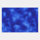 シック王室のブルーフォイルハヌカー紙シート ラッピングペーパーシート (正面2)