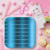 シック王室のブルーリボンブライダルシャワー ペーパープレート (パーティー)