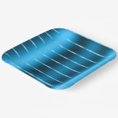 シック王室のブルーリボンブライダルシャワー ペーパープレート (傾斜あり)