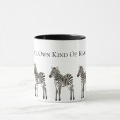 シック白黒ゼブラス マグカップ (中央)