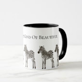 シック白黒ゼブラス マグカップ (正面右)