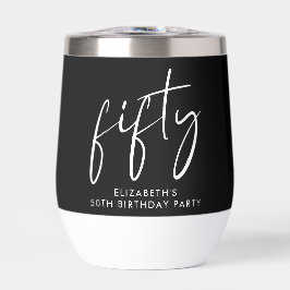 シック白黒50thバースデーパーティー