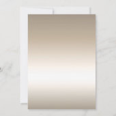 シック秋サンフラワーカップルベビーシャワー招待状 招待状 (裏面)