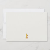 シック秋パンプキンカクレクロハーベスト子供の誕生日 ノートカード (裏面)