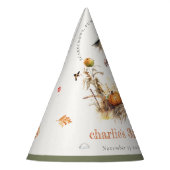 シック秋パンプキンカクレクロハーベスト子供の誕生日 パーティーハット (左)