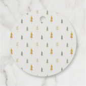 シック秋パンプキンカクレクロハーベスト子供の誕生日 フェイバータグ (裏面)