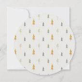 シック秋パンプキンカクレクロハーベスト子供の誕生日 招待状 (裏面)