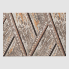 シック素朴なシェブロン幾何学木目テクスチャ 薄葉紙