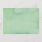 シック素朴な水彩牡丹の結婚詳細カード エンクロージャーカード (裏面)