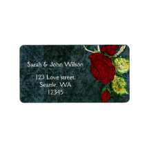 シック素朴アクアヴィンテージバラ結婚ズ