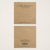 シック素朴イヤリングディスプレイ (正面&裏面)