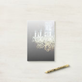 シック素朴ウエスタンカントリーバーンウッドシャンデリア ポストイット (デスク上)