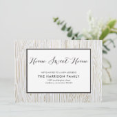 シック素朴ウッドスイートホームムービングアナウンスメント 案内状 (スタンド正面)