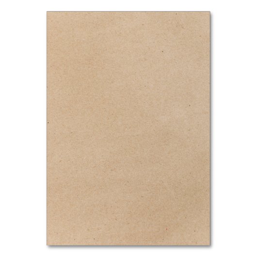 シック素朴クフェイクラフト結婚のエスコート座席表 テーブルナンバー (裏面)