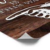 シック素朴パーティーは、この方法サインプリント離れ ポスター (角)