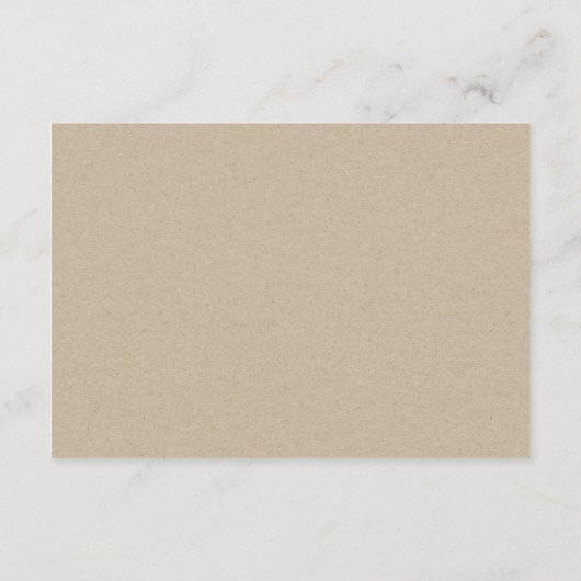 シック素朴ピンクイエローサンフラワー結婚ズ詳細 エンクロージャーカード (裏面)