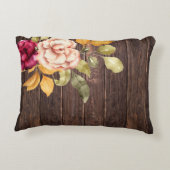 シック素朴フレンズ引用文パーソナライズされた アクセントクッション (裏面)