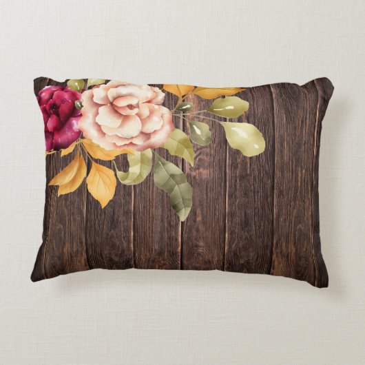 シック素朴フレンズ引用文パーソナライズされた アクセントクッション (裏面)