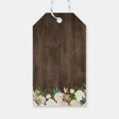 シック素朴フローラレース結婚式の引き出物ありがとう ギフトタグ (裏面)