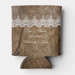 シック素朴ブルー日付を保存クール 缶クーラー