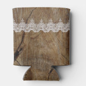 シック素朴ブルー日付を保存クール 缶クーラー (裏面)