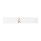 シック素朴ボホワイルドフラワーフローラ庭園の結婚式 招待状ベリーバンド (フラット)