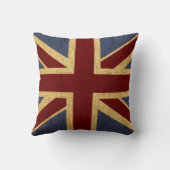 シック素朴ユニオンジャック クッション (裏面)