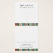 シック素朴リングや輪ジュエリー表示カード (正面&裏面)