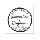 シック素朴リーススウィートエンディング結婚ズ ラバースタンプ (インプリント)