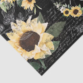 シック素朴ヴィンテージクイーンハニービーヒマワリ 薄葉紙 (詳細)