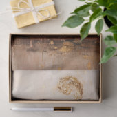 シック素朴ヴィンテージピンクパンプキンデクページ 薄葉紙 (ギフト)