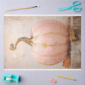 シック素朴ヴィンテージピンクパンプキンデクページ 薄葉紙 (クラフト)