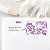 シック素朴差出人住所ラベル ラベル (インサイチュ)