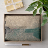 シック素朴，国フランスの，花のパターン，トレンディー 薄葉紙 (ギフト)