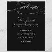 シック結婚な白黒イベントの順序 (正面)