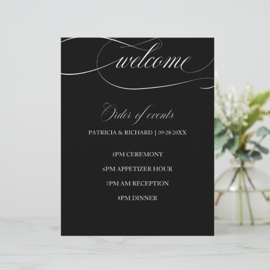 シック結婚な白黒イベントの順序 (スタンド正面)