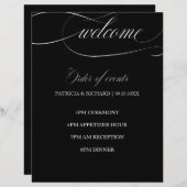 シック結婚な白黒イベントの順序 (正面/裏面)