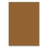 シック結婚スカスタム座席表素朴ブラウン テーブルナンバー (裏面)