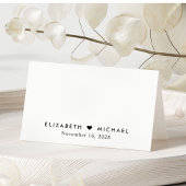 シック結婚スクリプトのテーブル番号 プレイスカード