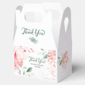 シック結婚フローラズエレガントパーソナライズされたブライダル フェイバーボックス (オープン)