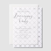 シック結婚書紀記念日 ベラム紙招待状 (オフセット (招待状))