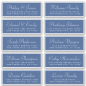 シック結婚書道のゲスト住所 シール (正面)