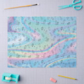 シック結晶ホログラフィパターン（の模様が）あるーの魔法組織 薄葉紙 (クラフト)