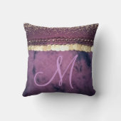 シック絞り染めモノグラムジプシースカーフ クッション (裏面)