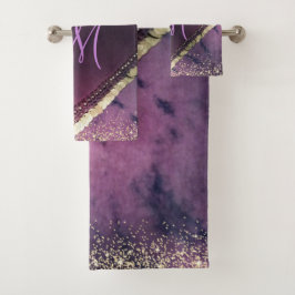 シック絞り染めモノグラムジプシースカーフ      バスタオルセット