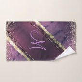 シック絞り染めモノグラムジプシースカーフ バスタオルセット (ハンドタオル)