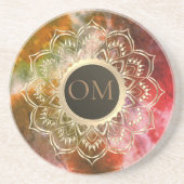 シック絞り染めOM コースター (正面)