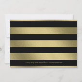 シック縁どな編集可能な色日付カードを保存 セーブザデート (裏面)