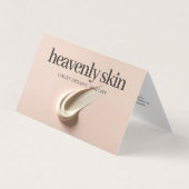 シック美しいスキン気にスパブティックピンク 名刺 (正面)